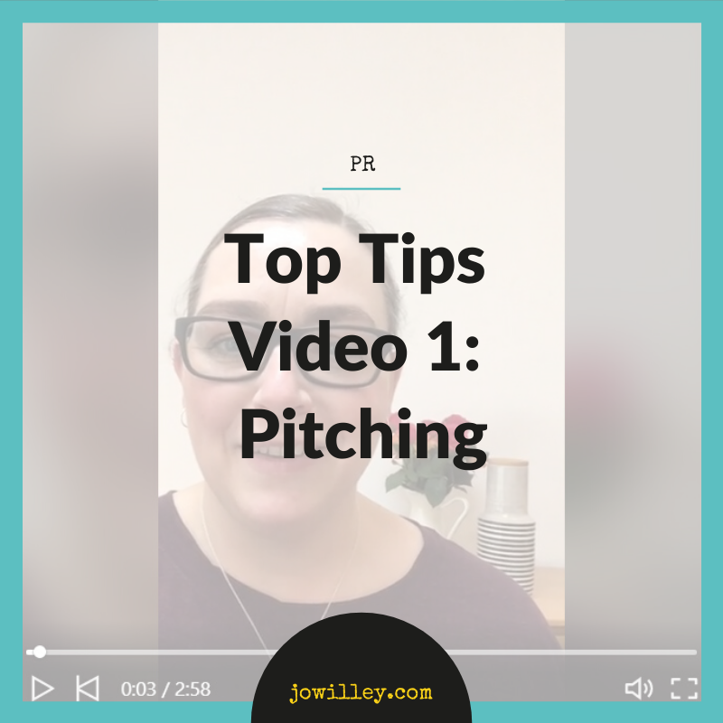 Pitching is the bug bear of every PR so in this video I'll share my Top Tips on how you can overcome your fear of pitching and what give journalists something great they will want to cover.