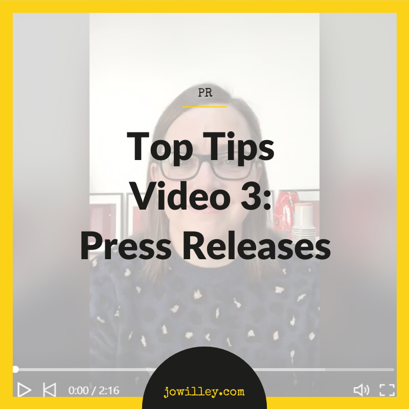 Press releases are still an absolutely critical part of media relations. In this video I'll reveal the three key things to remember so your release hits the spot with journalists every time.