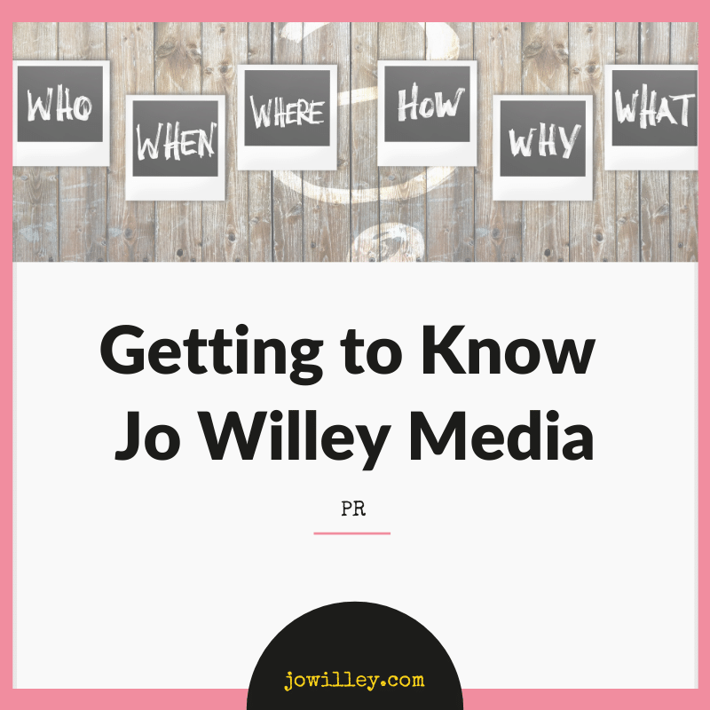 Getting to know Jo Willey